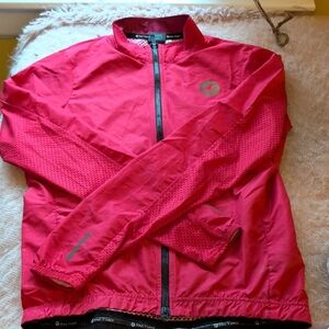 Pactimo Vibrant Pink Lightweight, Long sleeve Cycling Jacket, Women's Small